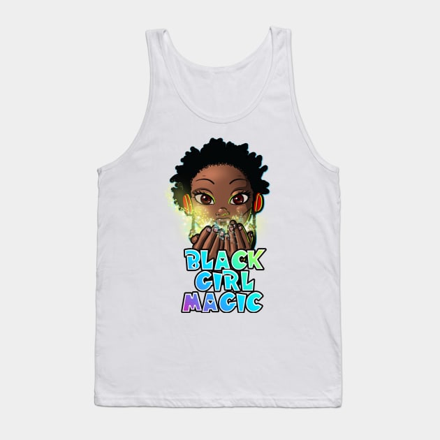 Londyn - Black Girl Magic Tank Top by UrbanAnnaMae